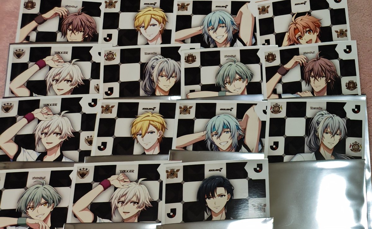 アイナナ×Jリーグ 銀塩ブロマイドセットWhite(15パックバラチャレ)届い