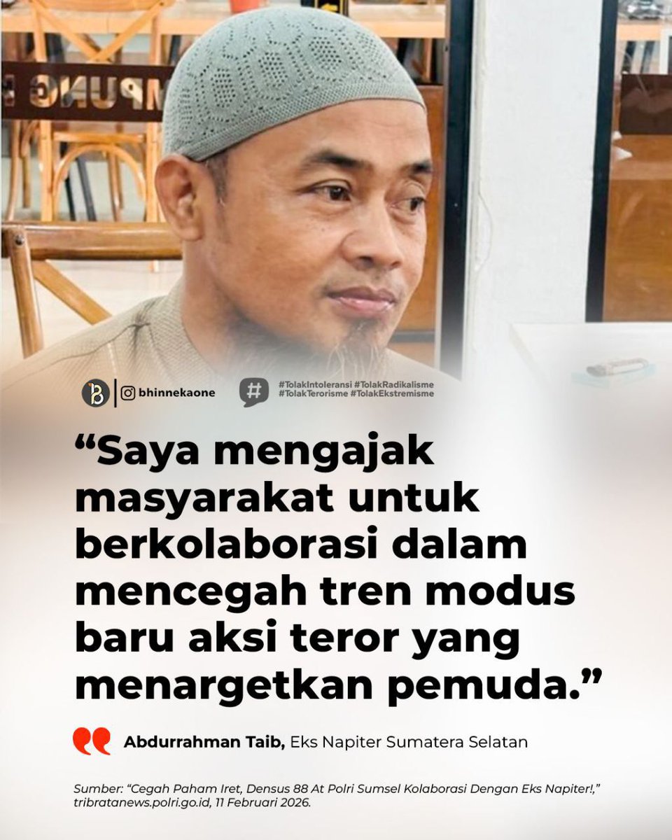 KDarmin70313's tweet photo. #TolakIntoleransi #TolakRadikalisme #TolakTerorisme #TolakEkstrimisme https://t.co/bTzJjVr2R5