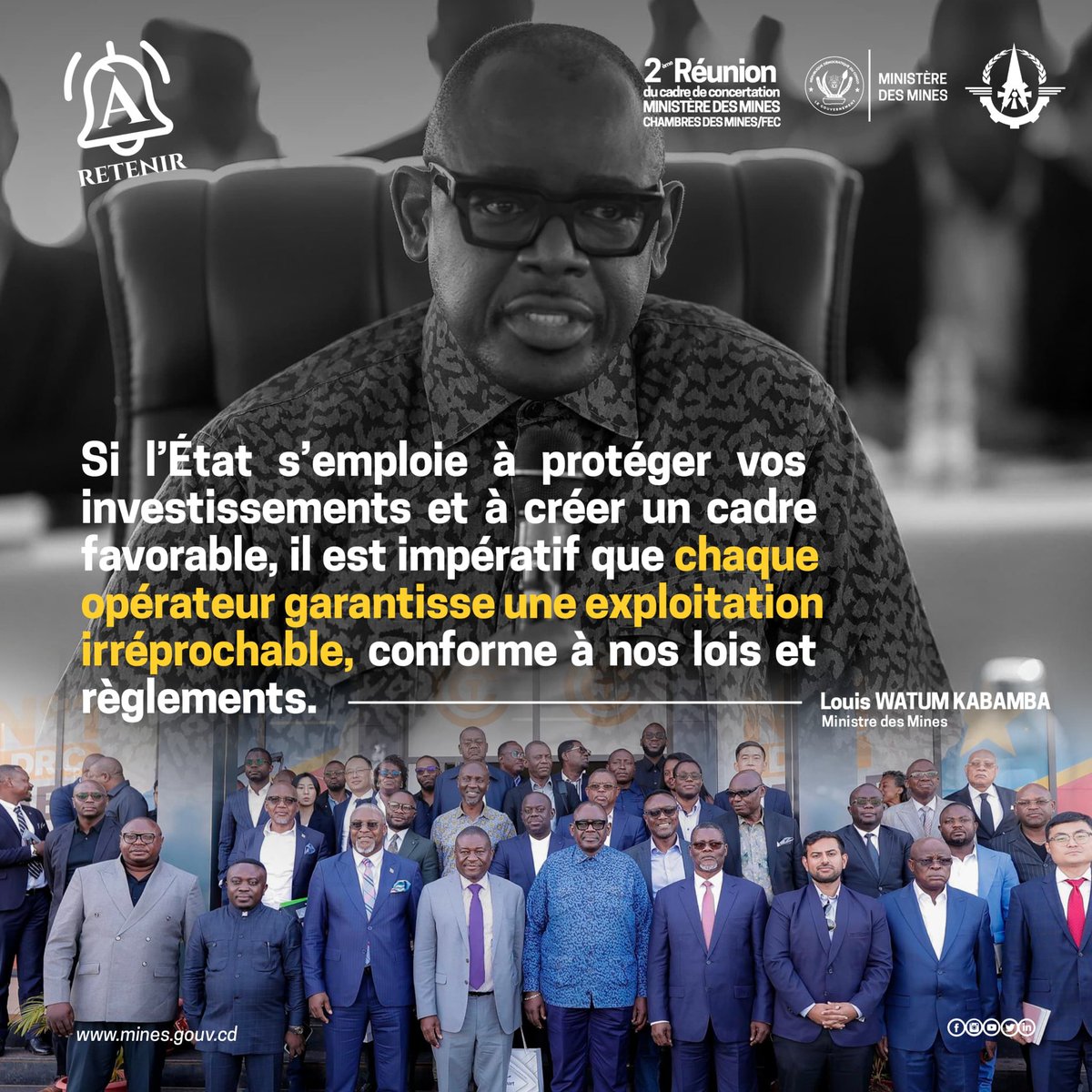 Ministère des Mines - RDC tweet media