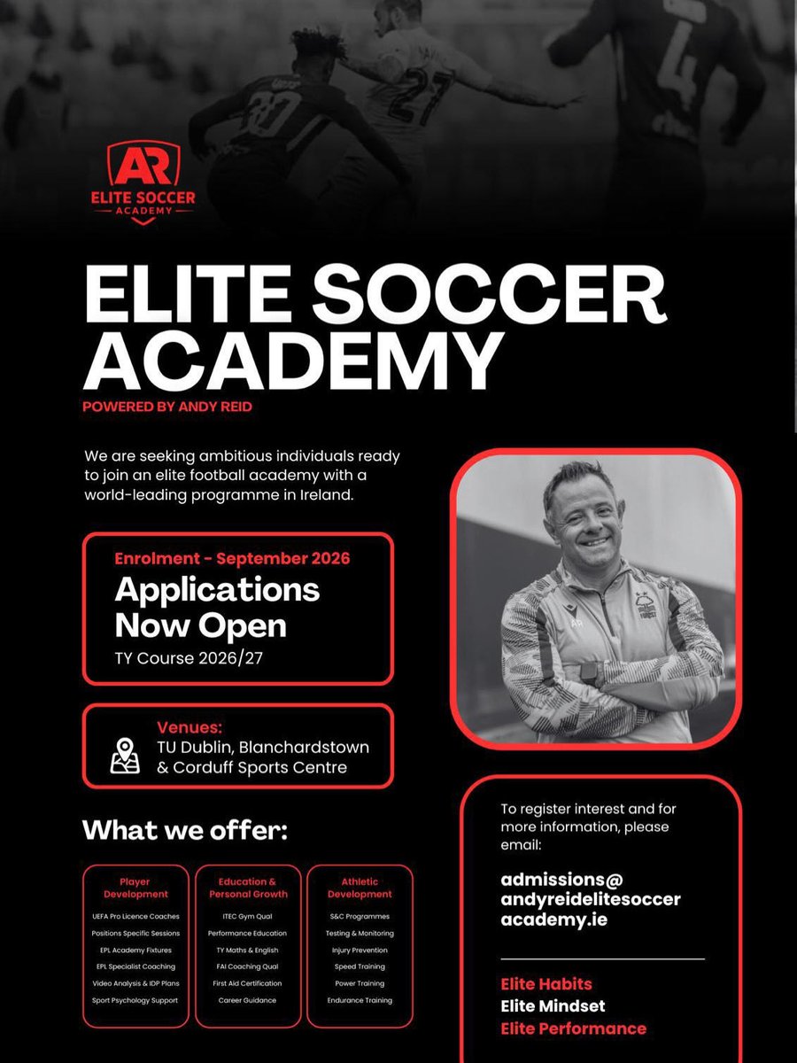 Andy Reid Elite Soccer Academy tweet media