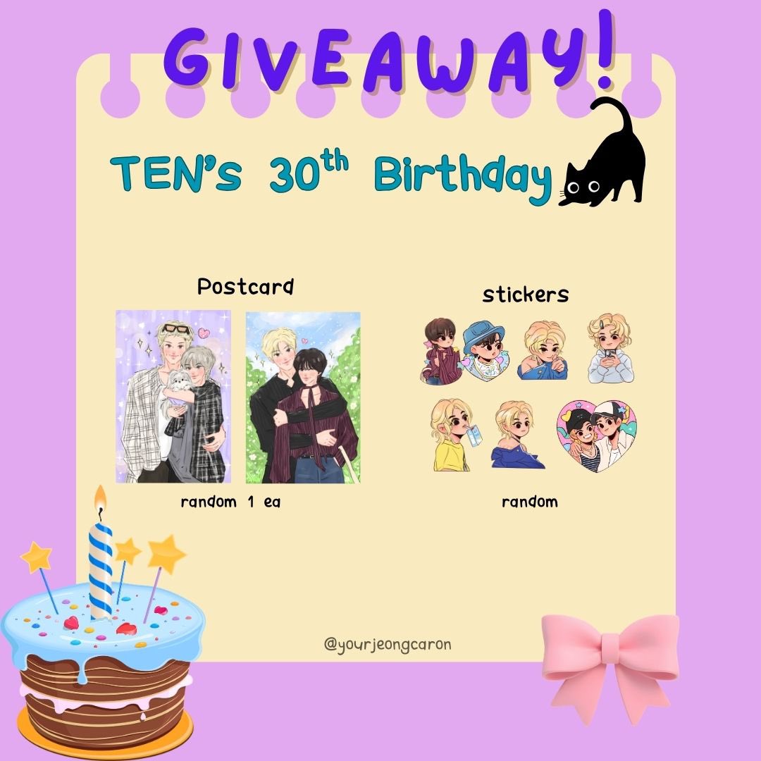 วันพรุ่งนี้มี giveaway ไปแจกเล็กน้อยนะคะ เป็นโปสการ์ด+สตก ค่ะ ใครสนใจมารับได้ค่า 💜

🗓️ date : 27/02
📍location : Lido
⏰ time : tba

see youuuuuuuuuuuu ༘♡

#jaeten