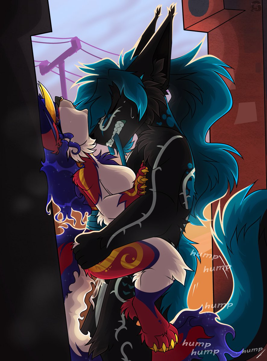 Psychofuchs's tweet photo. Snowey breeding Gootz alt
with @VexAD_  @SpicySnowey
art by @DuskProto https://t.co/mmXIewrePf