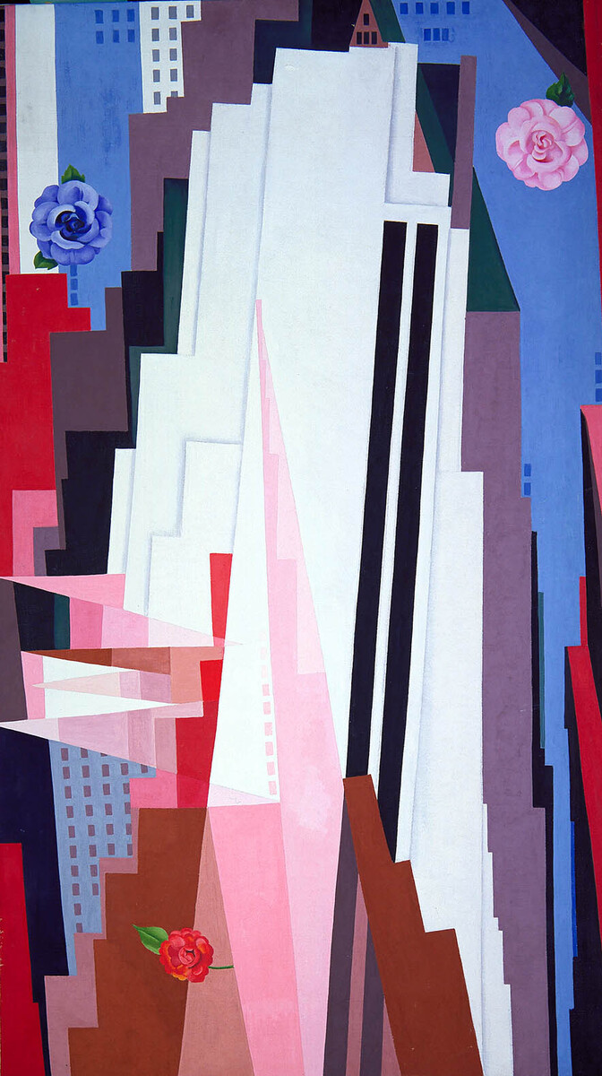 Manhattan #artbots #okeeffe