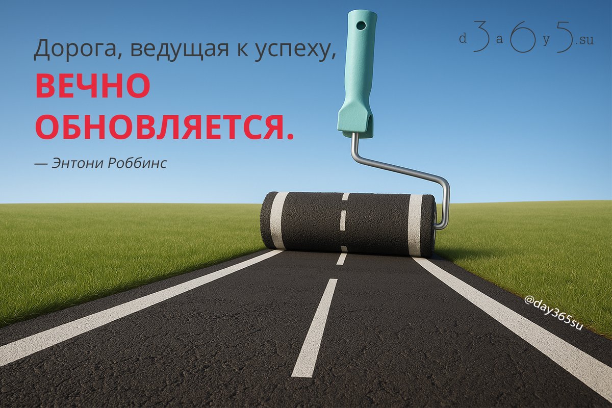 Путь не остается прежним - меняетесь вы, меняется стратегия, меняются условия.
<a href="/day365su/">365 дней мотиваций</a>
#цитатокартинки