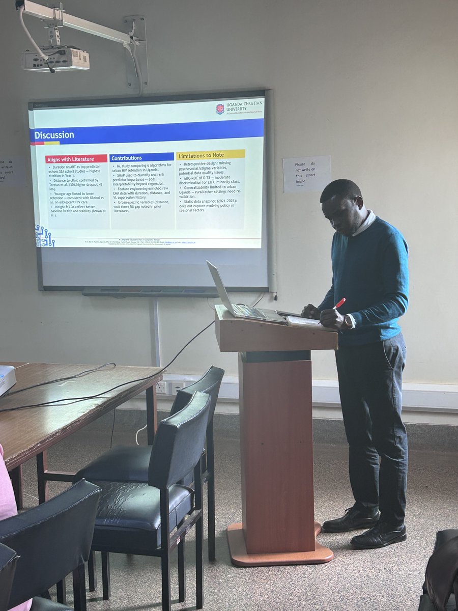 ucu_ComputEng's tweet photo. Happening Now: MSc Data Science candidates are currently defending their Master's Thesis at @ucu_ComputEng 

@UCUniversity is the pioneer University to ofer Data Science at both undergraduate and Postgraduate levels. 

Applications to the Data Science programmes for May 2026 intake are  Open
https://t.co/8dp4DLHqQT