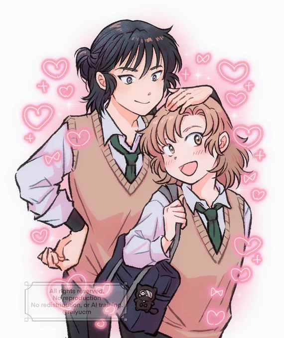 学パロ留伊 ※コンポーズ参考