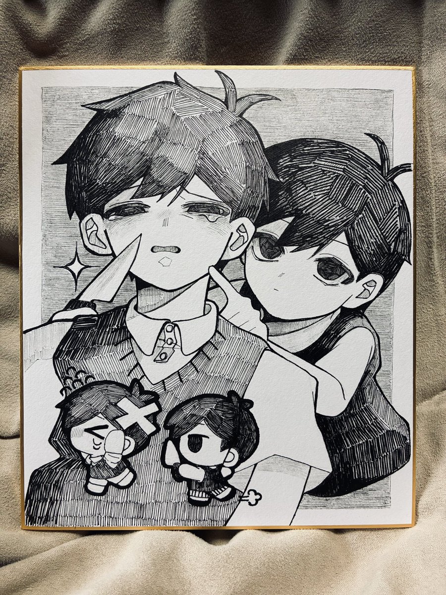 MarugaYottu0000's tweet photo. 色紙④🔪☀️ https://t.co/mBb3I4eGNm