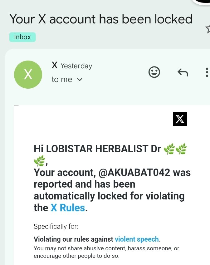 Ohhh person no go  fit express himself for this app again, because I insu*lt one politician wey embez*led  public funds  na una lock my  account,  make God pun*sh una 😂
