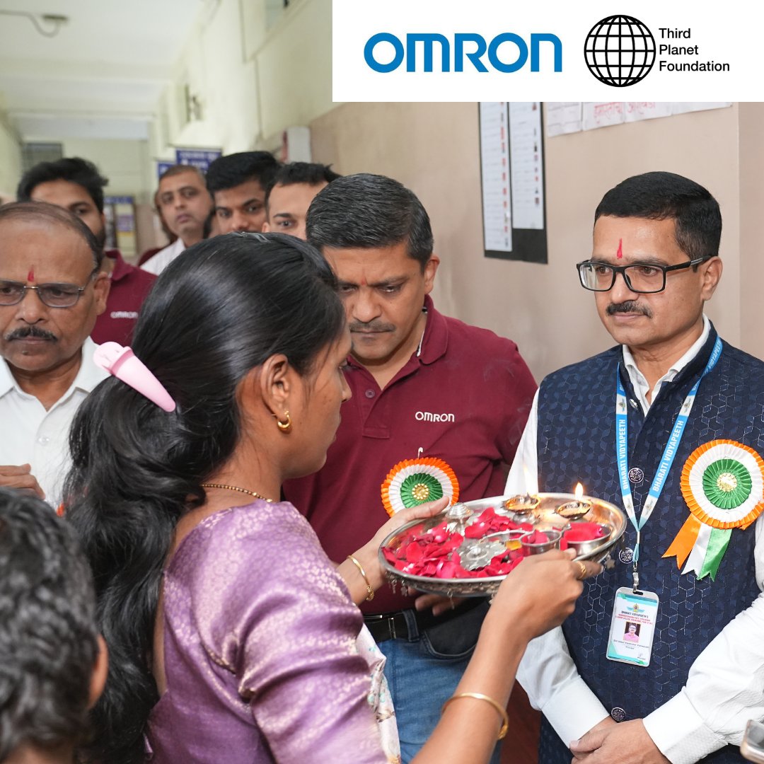 PlanetThird's tweet photo. We hosted the Pune Omron team at a government school in the city for our CSR Digital Education initiative, where we installed digital labs. @PlanetThird
partnered with @OmronAutomation to establish STEM and digital labs, including training sessions and workshops for students. https://t.co/t7BPswmAvV