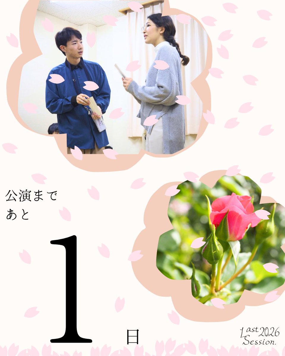 lastsession2026's tweet photo. Last Session 2026
『#サンカヨウの式日』
公演まであと1日
#Last2026 #花が散ったその先に https://t.co/O6nGQfWgJ8