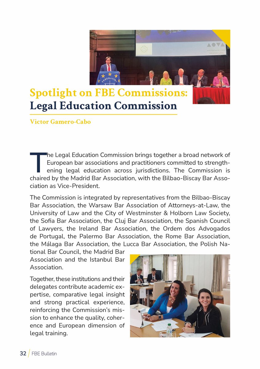 FBE · Fédération des Barreaux d'Europe tweet media