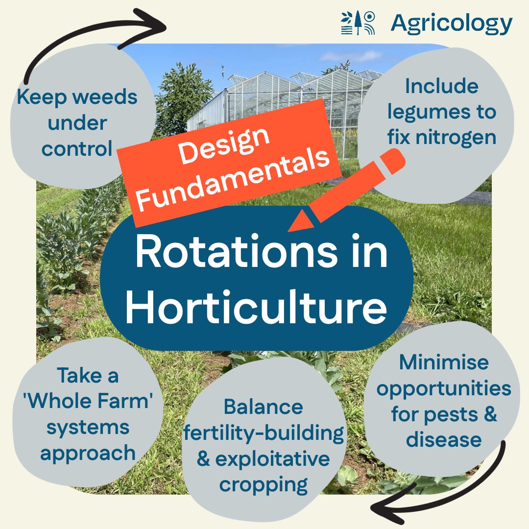 agricology's tweet photo. 🔄Rotations: Design Fundamentals ✏️
Learn everything you need to know about designing and implementing effective field veg #CropRotations with our new Tech Guide, video & Hub, available now.
https://t.co/UOp2TmKkl5
#Agroecology #Horticulture #SustainableFarming @PhilSumption https://t.co/2zluRNOB3Q