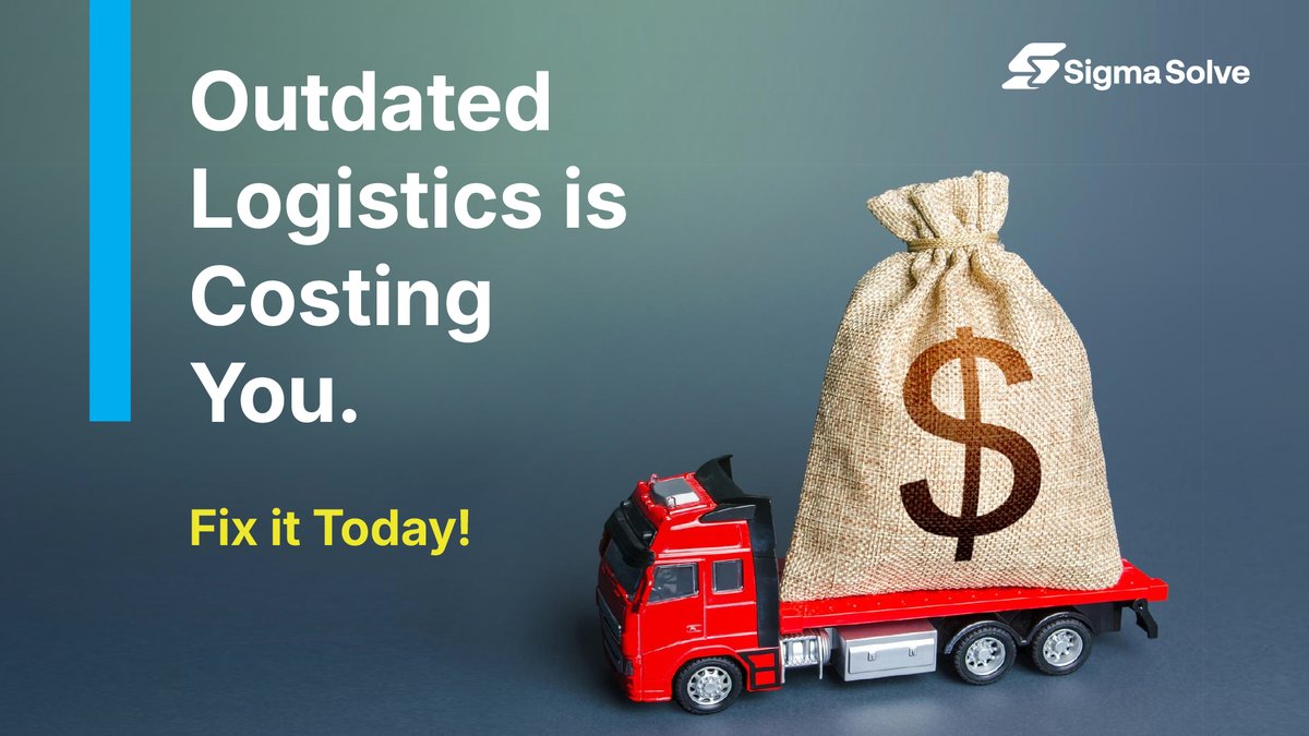 SigmaSolve's tweet image. Smarter logistics doesn’t start in the warehouse.
It starts with the right technology.

At Sigma Solve, we help logistics teams gain visibility, efficiency, and scale—powered by modern platforms and AI.

Click:sigmasolve.com/logistics/

#SmartLogistics #LogisticsTech #SigmaSolve