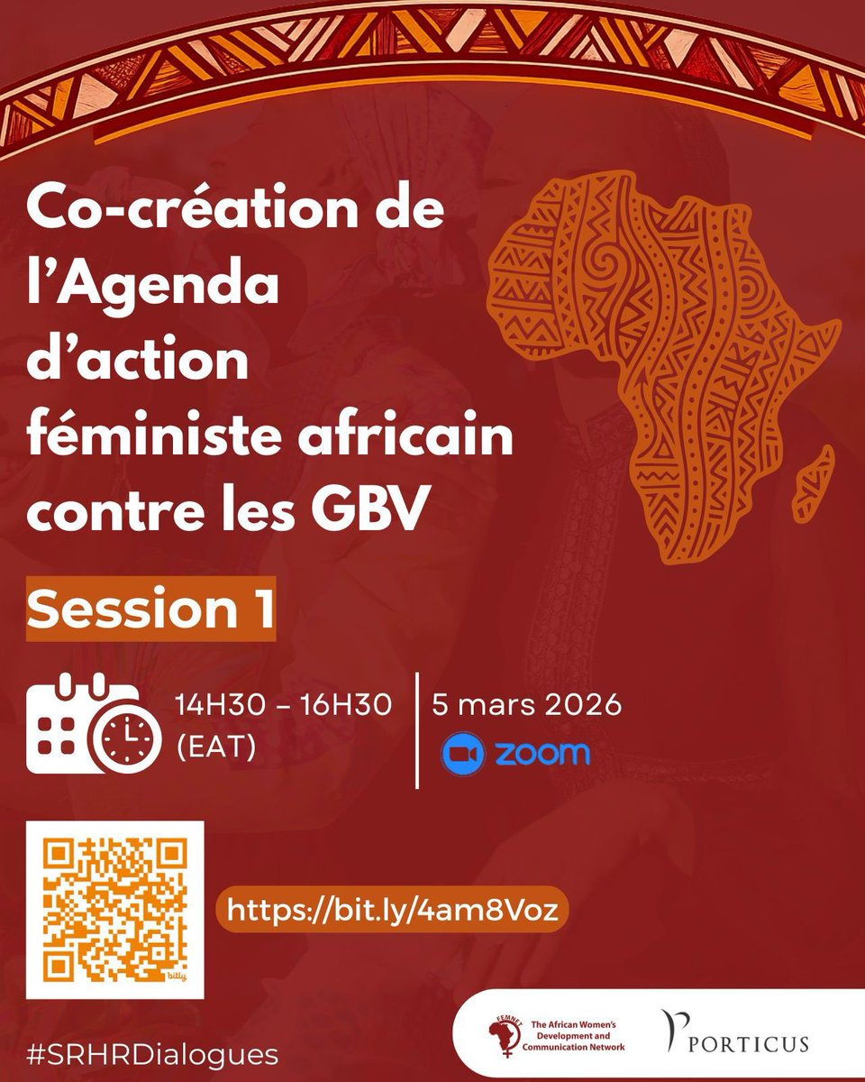What would a truly feminist, African-led GBV Action Agenda look like?

Not drafted for us.
Not decided without us.
But co-created across movements, regions, and lived realities.

Join us on 5th March 2026 (14h30–16h30 EAT) as we define priorities, sharpen accountability, and turn
