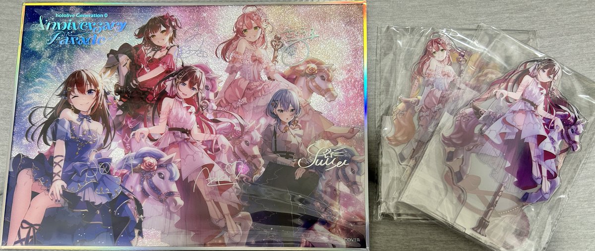 やっと届いたぁ……！！！ アクリル色紙良すぎんか！？