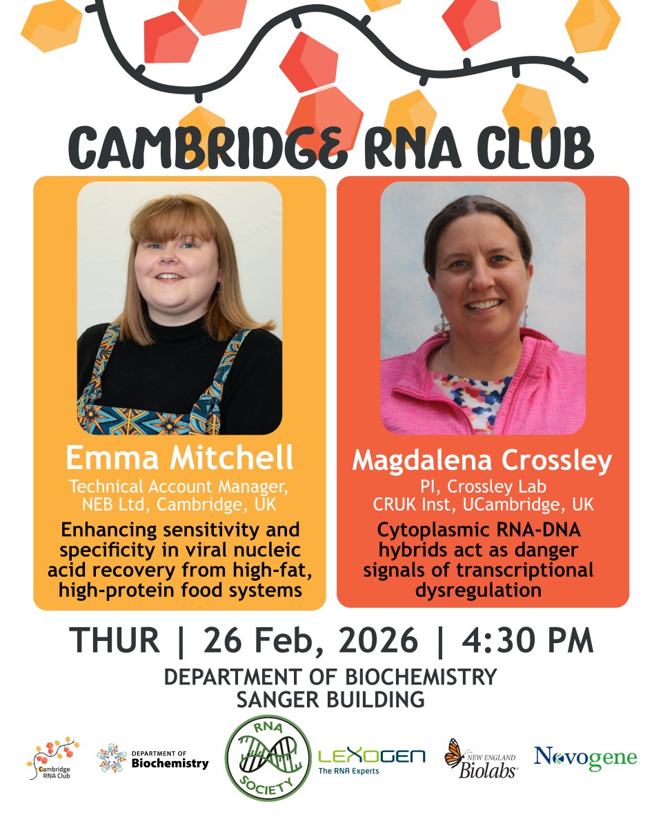 Cambridge RNA Club tweet media