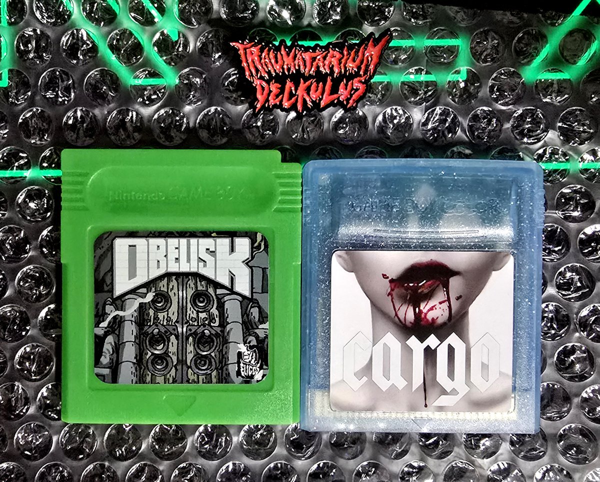 PremierBaller's tweet image. The excitement is real today, my #GB mail rocked up. It was a special package from none other than @eligos_games with a copy of #OBELISK &amp;amp; #CARGO signed by the dev, yeah boi. 

Recently, I have noticed counterfeit copies of homebrew games circulating. Please note that they are