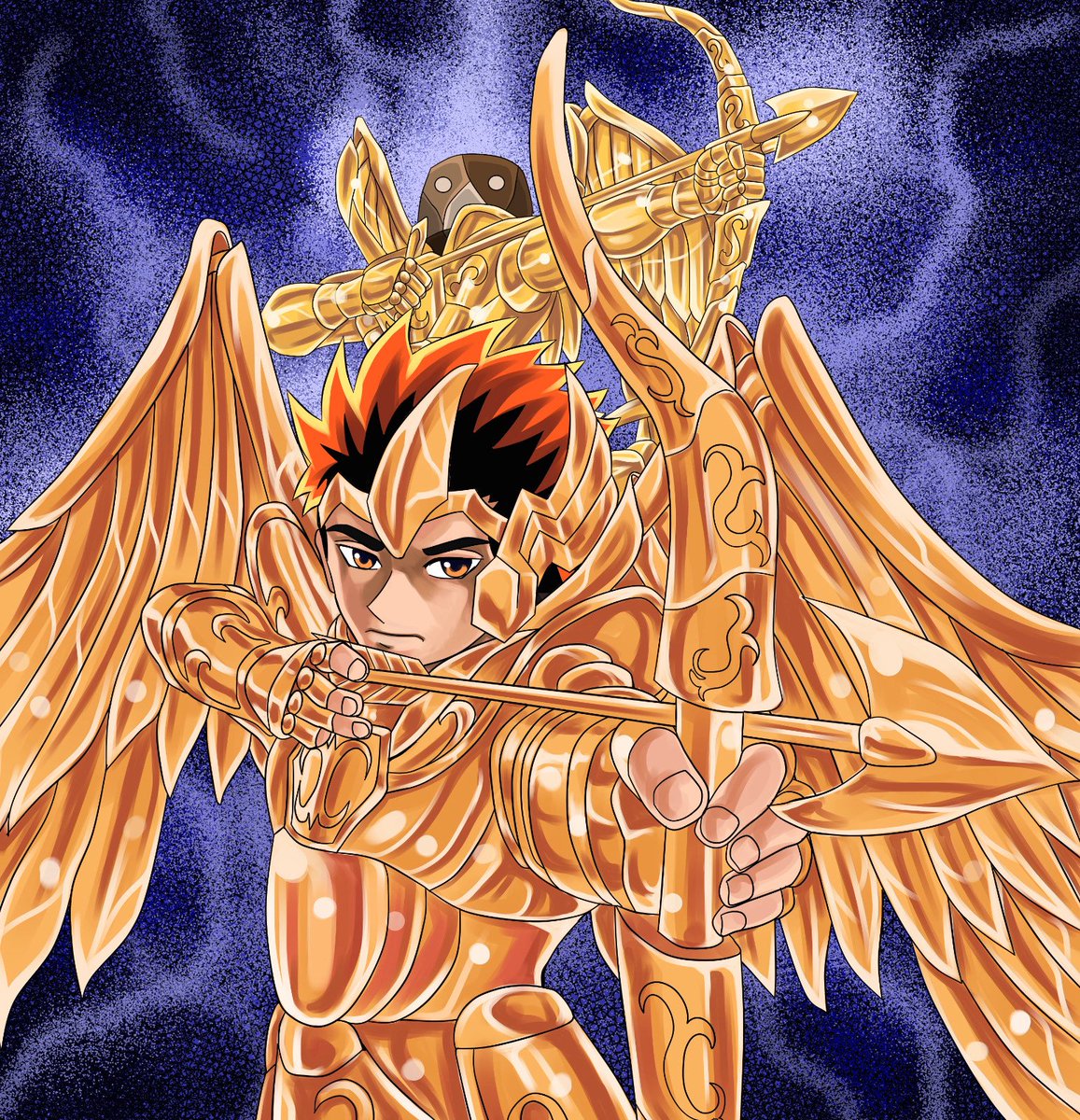 This one goes celestial.

Gold represents value.
The bow represents direction.
The wings represent elevation.

This is <a href="/SeismicSys/">Seismic</a> energy in mythic form. Not chaotic power, but guided force. 
Privacy as a shield. Vision as the arrow.

<a href="/NoxxW3/">Noxx</a> | <a href="/xealistt/">Xealist</a>