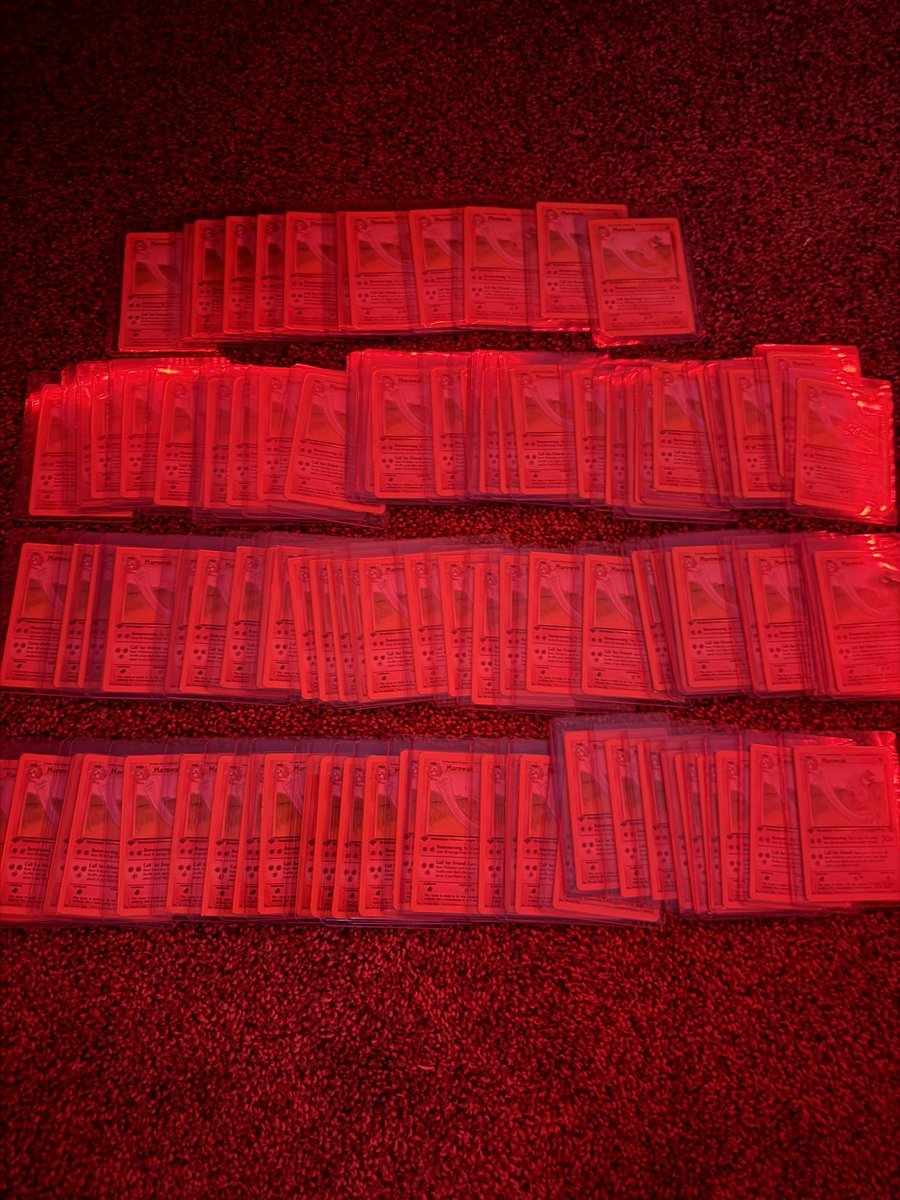 MarowakKing's tweet image. •New Marowaks 
                  1st Ed: 107
                  Unlimited: 122
•New totals
                  1st Ed: 231
                  Unlimited: 296

#marowak #jungle #pokemon