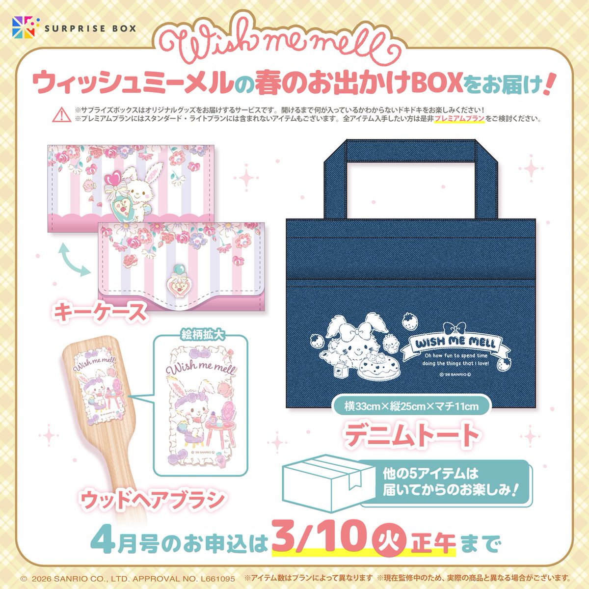 限定アイテムが定期便で届く サプライズボックス🎁 🎀ウィッシュ