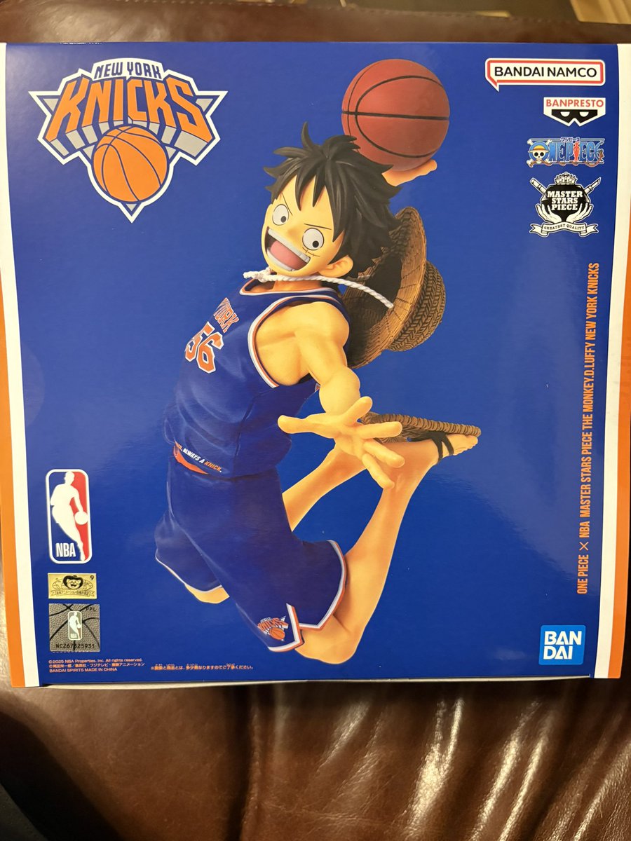 ONE PIECE x NBA‼️ 待ちに待った KNICKS verルフィ降臨‼️🤩 我が家の