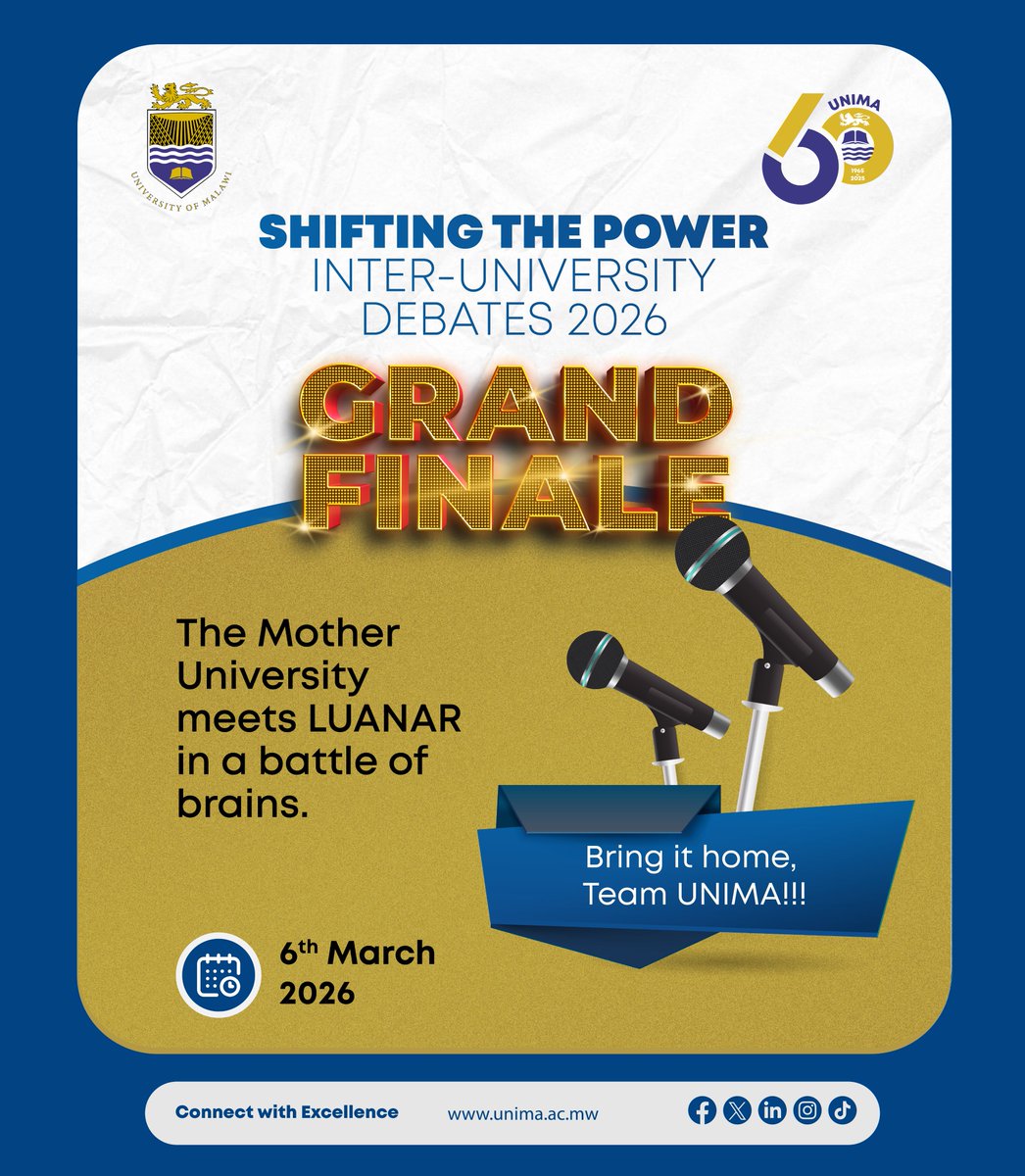 unima_official's tweet photo. The Mother University meets LUANAR in a battle of brains. Bring it home, Team UNIMA!!!
#UNIMA #ConnectWithExcellence #UNIMA@60 https://t.co/MoqFt1W0om