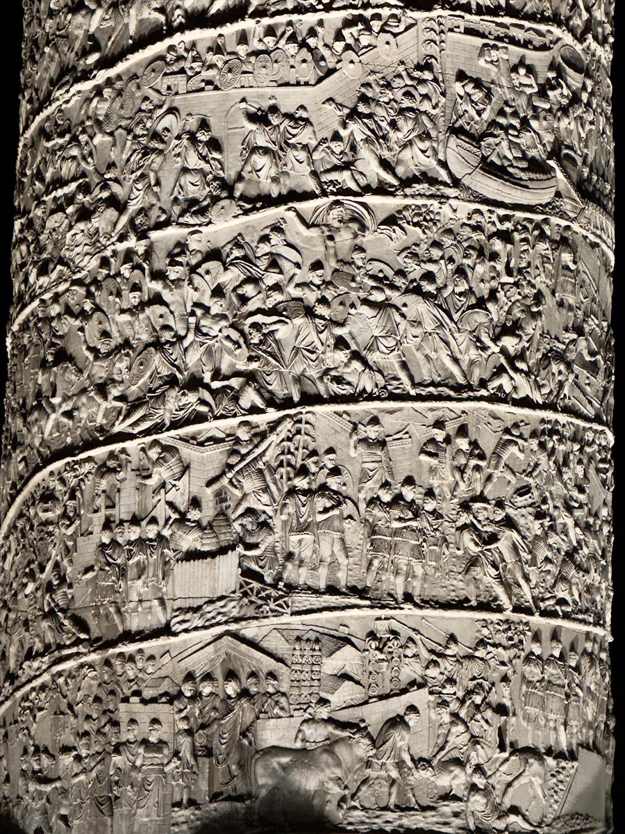 Relief Column A closer look at Trajan’s Column in Rome — the spiral reliefs tell the ...