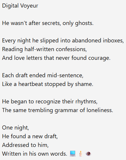 memoryofash's tweet photo. #Poetry #SpokenWord #InkAndSoul #PoetsOfX #VerseVibes #MidnightLines #WriteToHeal #ModernPoet #SoulOnPaper #poetrycommunity https://t.co/qkTWpEzYnK