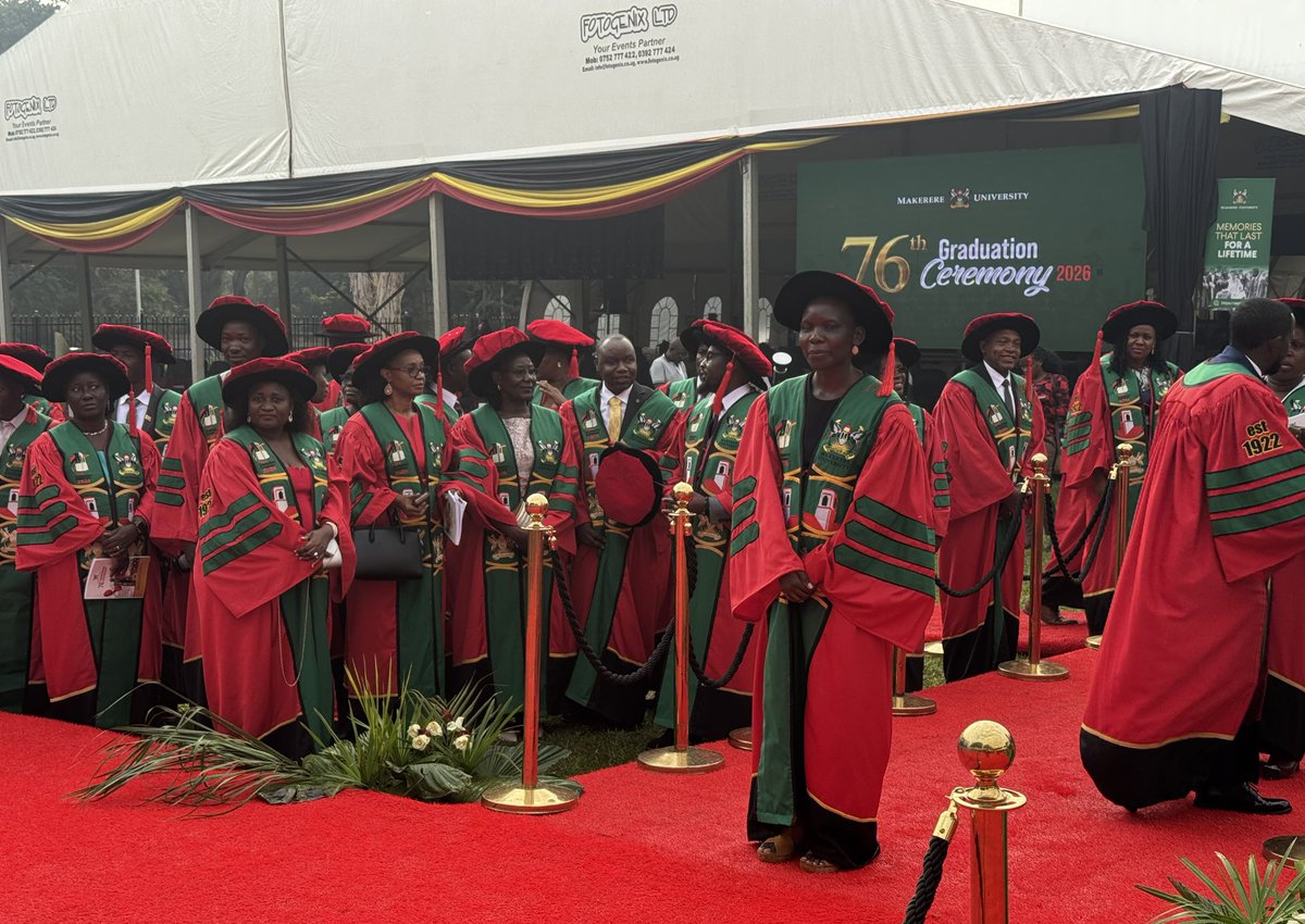 eugine_ug's tweet photo. #HappeningNow: Day 3 #76thmakgrad
Prof. Richard Akisimire, Director of MUBS Mbarara Campus, in the academic procession of the #76thmakgrad at the @Makerere freedom square. Thank you, Prof. Richard Akisimire for the great work, @OfficialMubs Mbarara Campus | Ankole, as a whole is well represented.
A hearty congratulations to all Alumni from day 1 to day 3 graduation. @ProfNawangwe @ProfMuhwezi