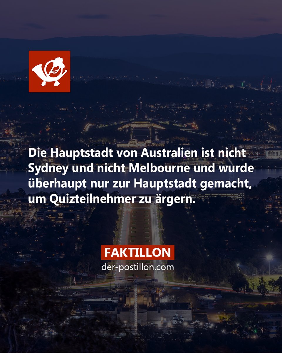 Die besten Fakten als Buch 👉 shopillon.de/faktillon/
Ehrliche Nachrichten auf 👉 der-postillon.com