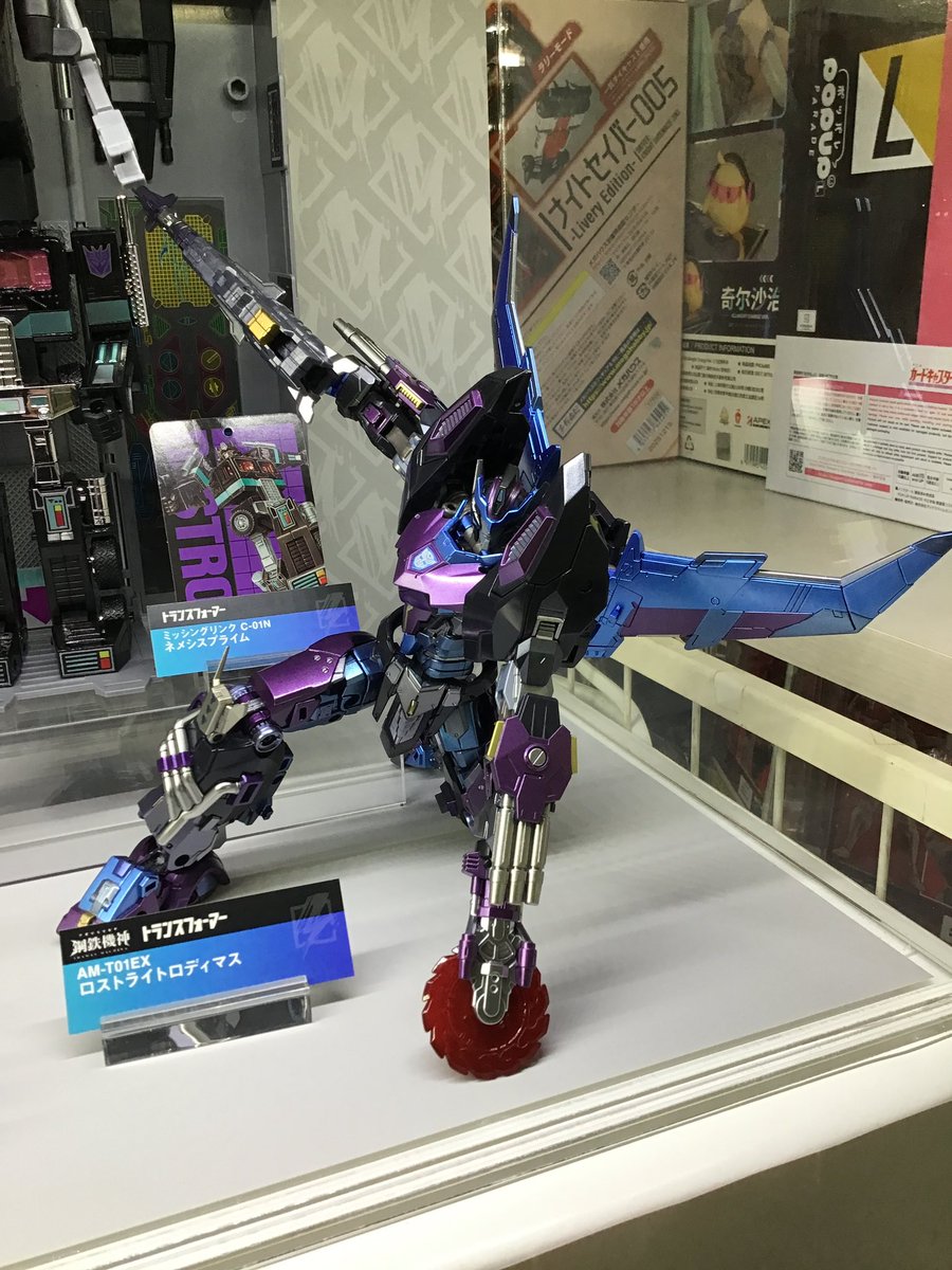 YS_UTSUNOMIYA's tweet photo. 【サンプル情報！】

・鋼鉄機神[アダマスマキナ] AM-T01EX ロストライトロディマス

サンプル展示開始しました！

#トランスフォーマー #TRANSFORMERS #アダマスマキナ
#ADAMASMACHINA #イエサブ  #宇都宮 https://t.co/FM9haGesS0