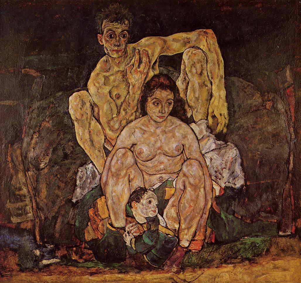 artistschiele's tweet photo. The Family, 1918 #artbots #schiele https://t.co/AF0Jc2JGsW