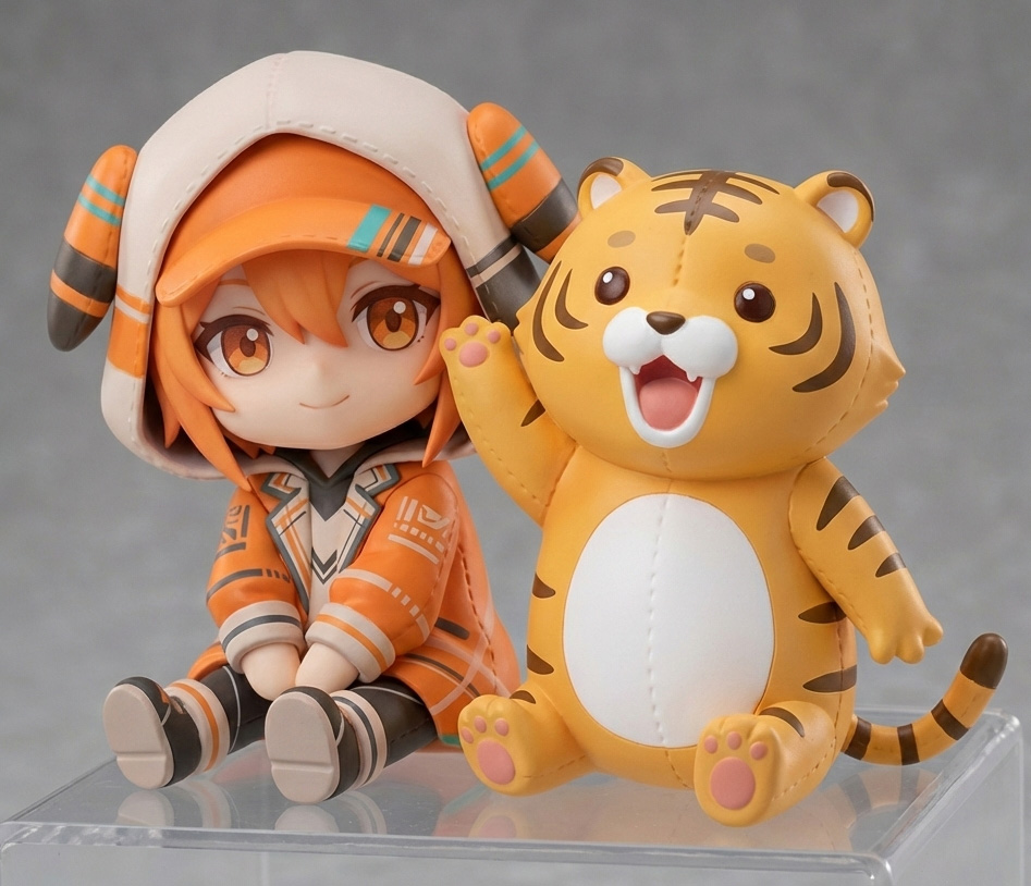 こんな商品化できたらいいなぁ✨】 ・左がSD化したちょこんとお座り