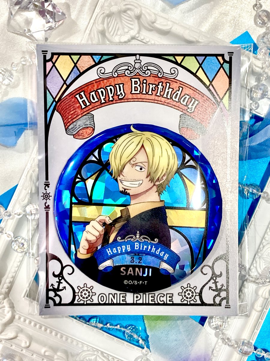 新商品】麦わらストア限定 ［3.2 サンジ］ ・HBDステンドグラス風