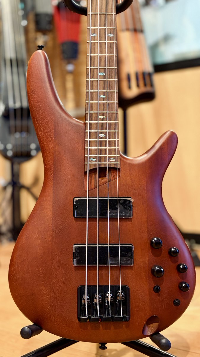 Ibanez ボディとネックが薄く、テクニカル系に人気のSR500E-BM