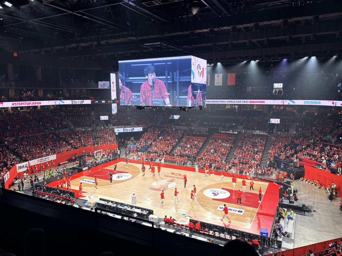 MakinoYtk's tweet image. 🏀WCアジア予選一次ラウンド　🇯🇵vs🇨🇳。じきティップオフ！

#FIBAWC #SetItUp @JAPAN_JBA
