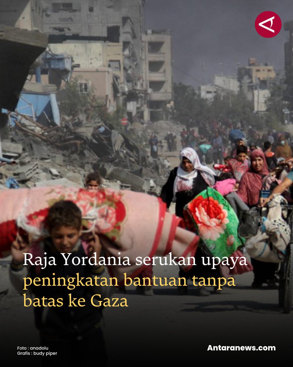 antaranews's tweet image. Seruan itu disampaikan Raja Abdullah saat mengelar pertemuan dengan Direktur Jenderal Organisasi Kesehatan Dunia (WHO) Tedros Adhanom Ghebreyesus pada Rabu untuk membahas prioritas kesehatan di tingkat nasional dan regional.

#who #kesehatan #bantuan
Baca selengkapnya