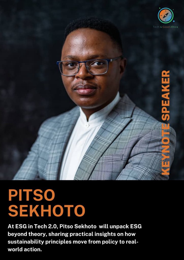 Tech4GoodAFRICA's tweet image. Final ESG in Tech training session this Saturday !!!🚀
Theme: Digital
Because sustainable solutions must be scalable, measurable, and tech-enabled.

Next stop: Capstone Project Pitch 🎯

#ESGinTech #Tech4GoodAfrica #DigitalForImpact #ClimateTech