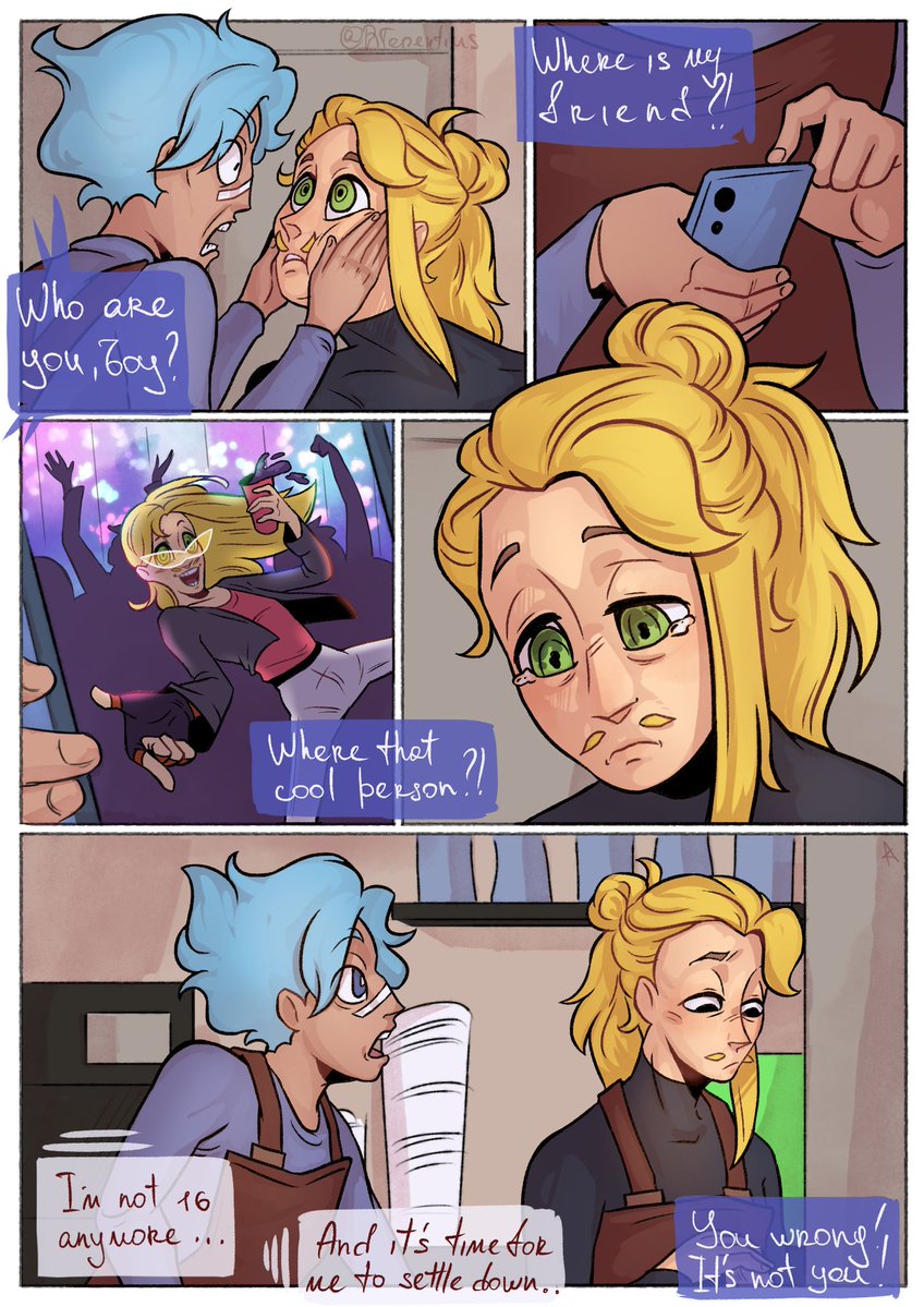 You need break from me and my arts.