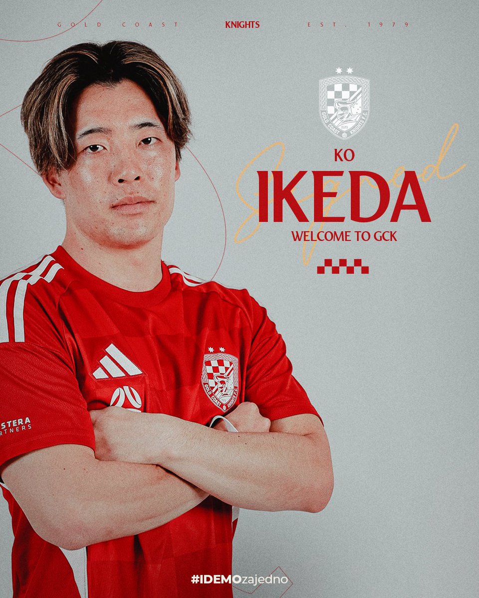 こんにちは Ko Ikeda 🇯🇵

We're pleased to welcome former the Yokohama Marinos defender to our 2026 #NPLQLD Men's squad ✍️

#IdemoZajedno | 🇭🇷⚔️🇦🇺