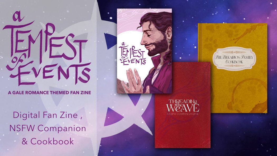 A TEMPEST OF EVENTS - a gale romance zine 🔮✨ tweet media