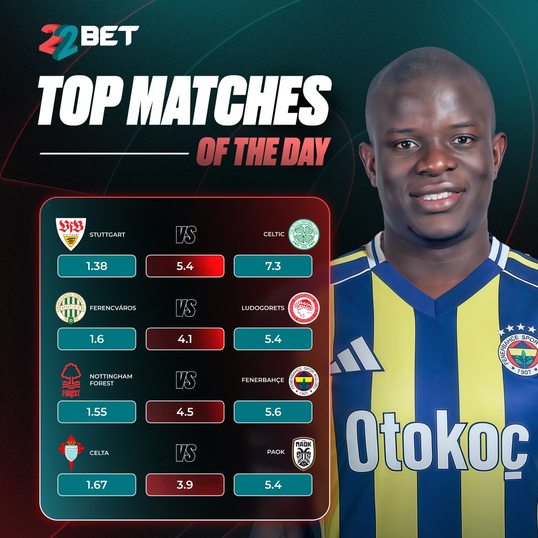 Interfejs aplikacji 22bet na smartfonie