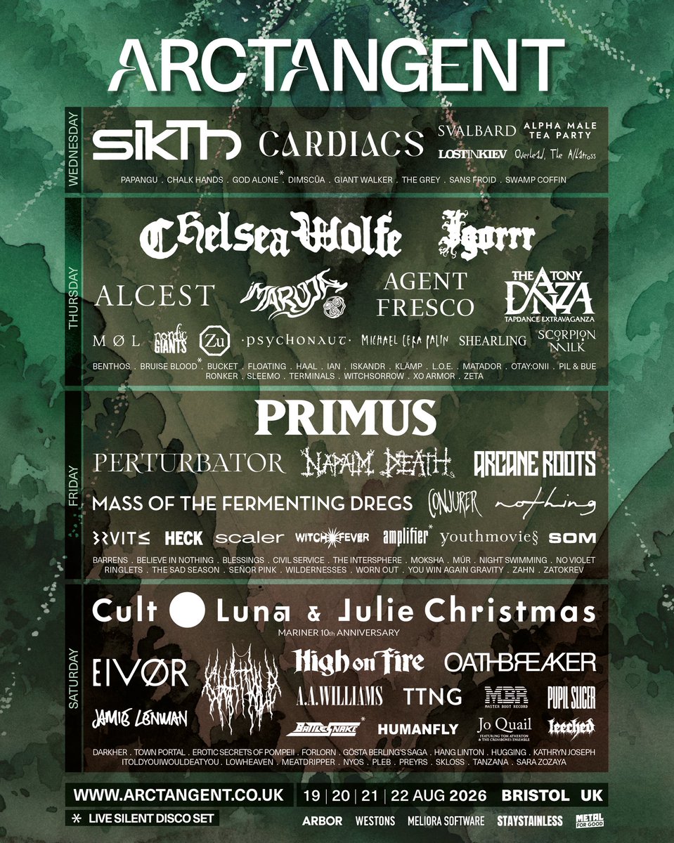 join_zeta's tweet photo. From Venezuela to the UK 🇻🇪 thousands of miles from home, together, and louder than ever:

Zeta @ ArcTangent Festival 2026 🇬🇧
Bristol, UK THURSDAY AUG 20th

See you in the fields 
We’re bringing the tropics to the mud 💛 https://t.co/GwriHLYulL