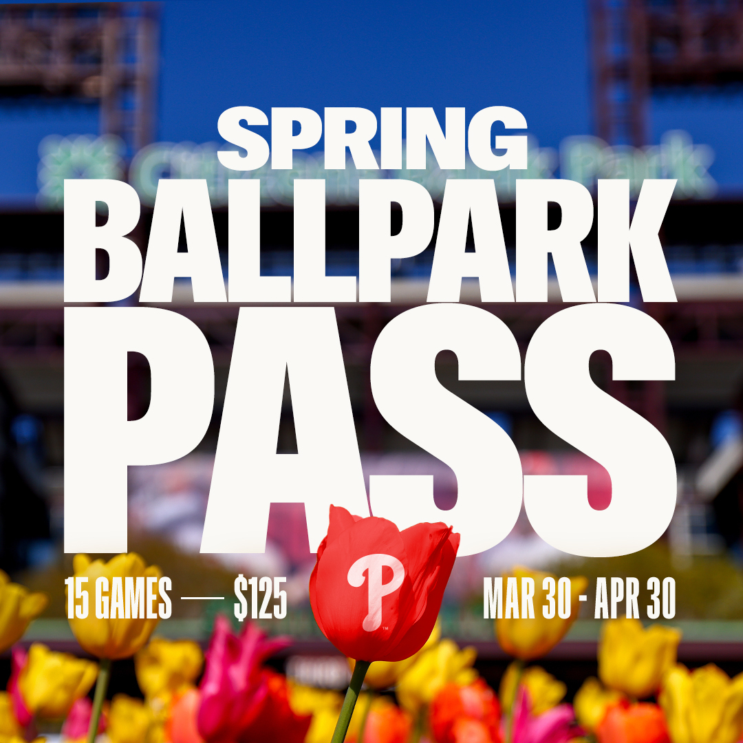 Phillies's tweet photo. We can't wait to be back at The Bank. Get access to 15 games in March and April with the Spring Ballpark Pass!

🎟️: https://t.co/QBO5Xh8sqJ https://t.co/lf0nBsjX9Y