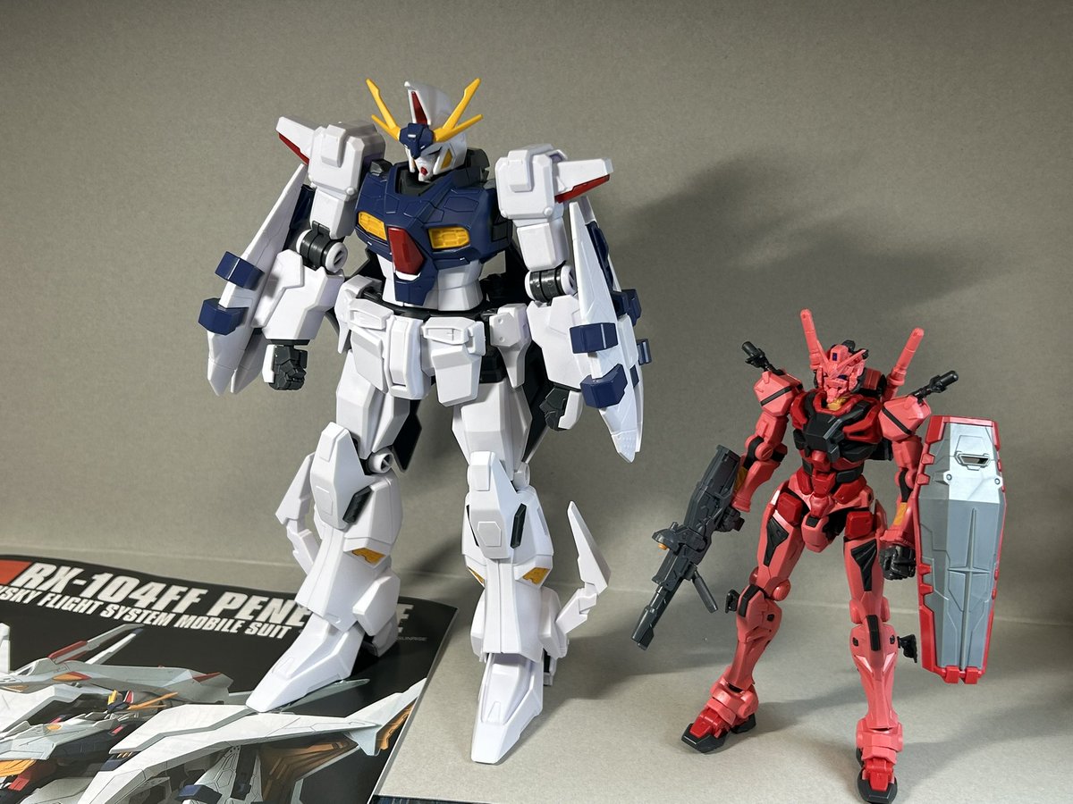 ペーネロペーの中のヒト、オデュッセウスガンダムの素組み終了
