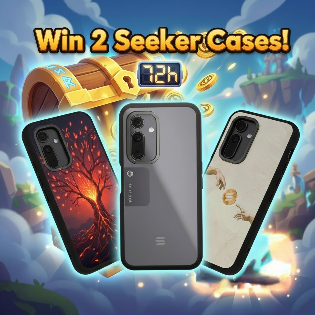 🎁 GIVEAWAY ALERT🎁

Seeker gang, time to protect your phone 🛡️

Win 2 Seeker cases from <a href="/SOLYD_STORE/">SOLYD</a>❗️

To enter:
✅ Follow &amp; Retweet
✅ Tag 2 friends below

⏰ 2 winners picked in 72 hours. Good luck!