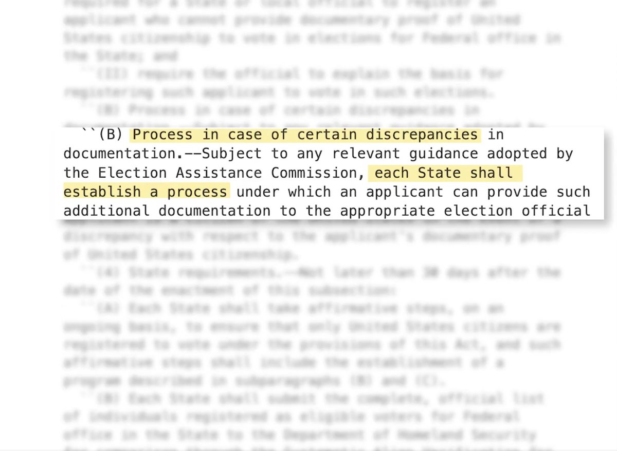 Great breakdown by <a href="/mehdirhasan/">Mehdi Hasan</a> on the SAVE Act. This part is key:

70M married women changed their names and can't use their birth certificates. Republicans say they can use marriage licenses, but the bill leaves it to the states.

This bill is designed to disenfranchise women.