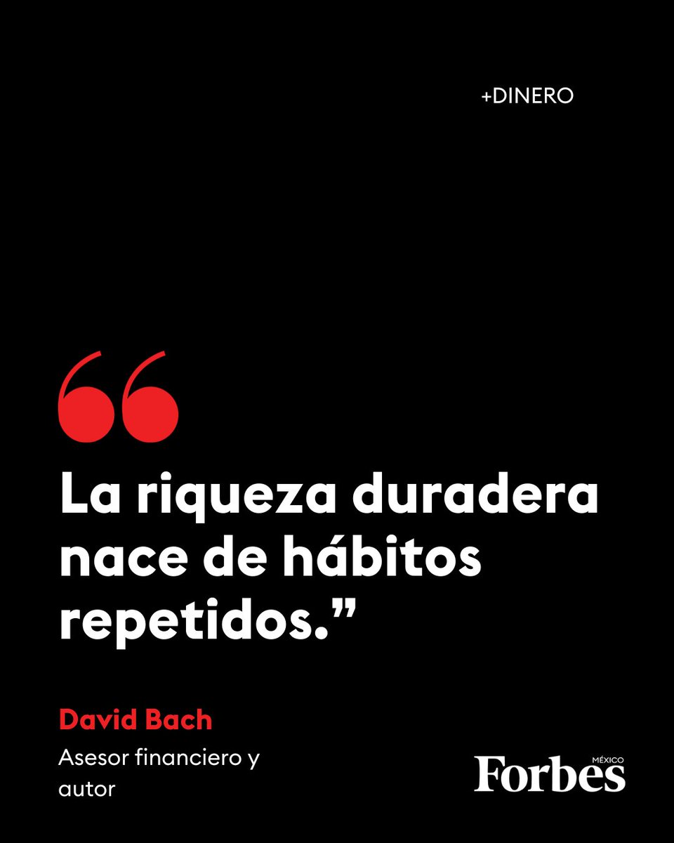 Forbes_Mexico's tweet photo. 🌅 #FelizJueves | La frase del día es de David Bach, asesor financiero y autor.

🔗 Más en https://t.co/bUFsMgpNpI https://t.co/TKbg4uJRUa