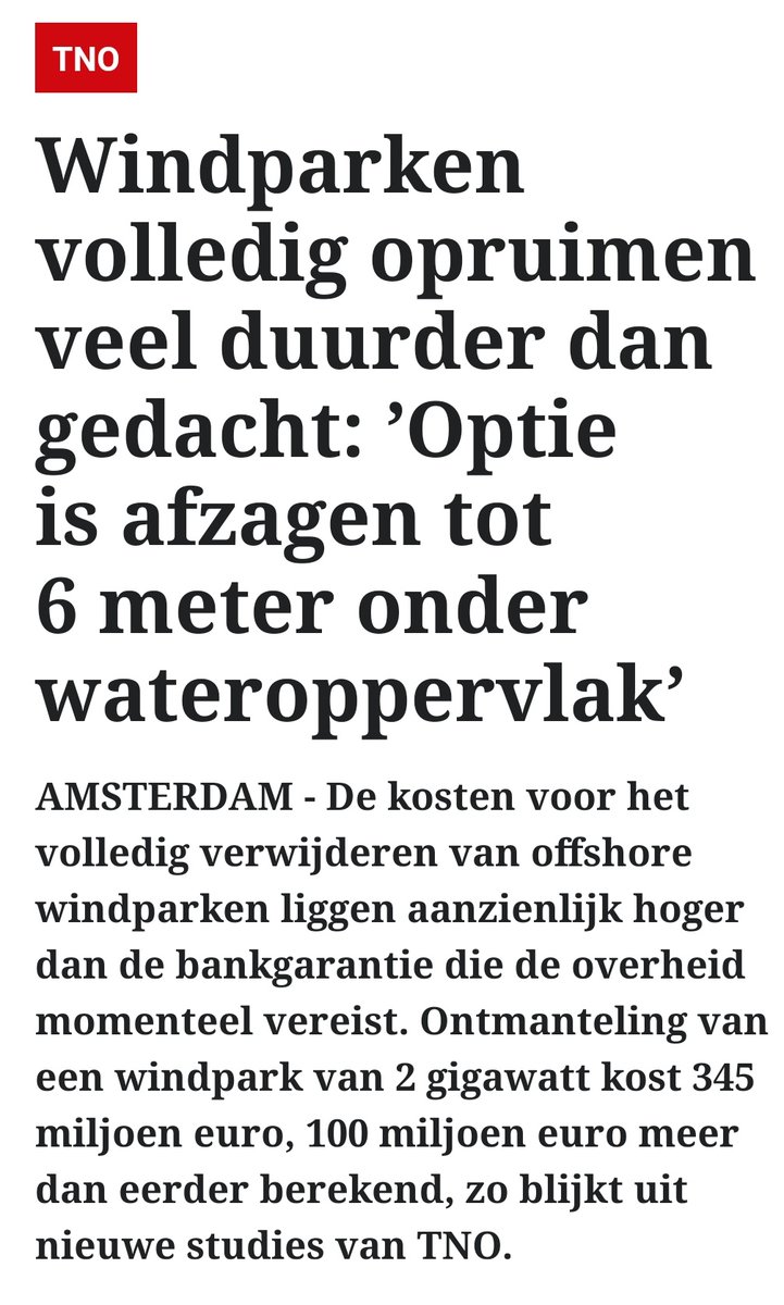 Alweer een succes van de energietransitie.