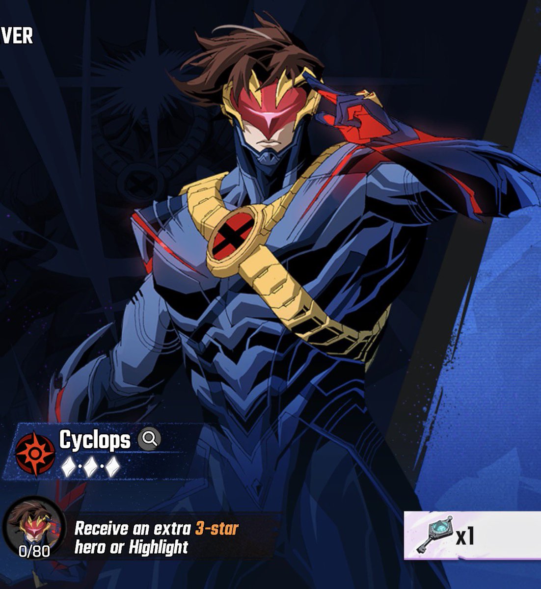 Cyclops has arrived in Marvel Mystic Mayhem! I got admit, the cape kind goes hard.